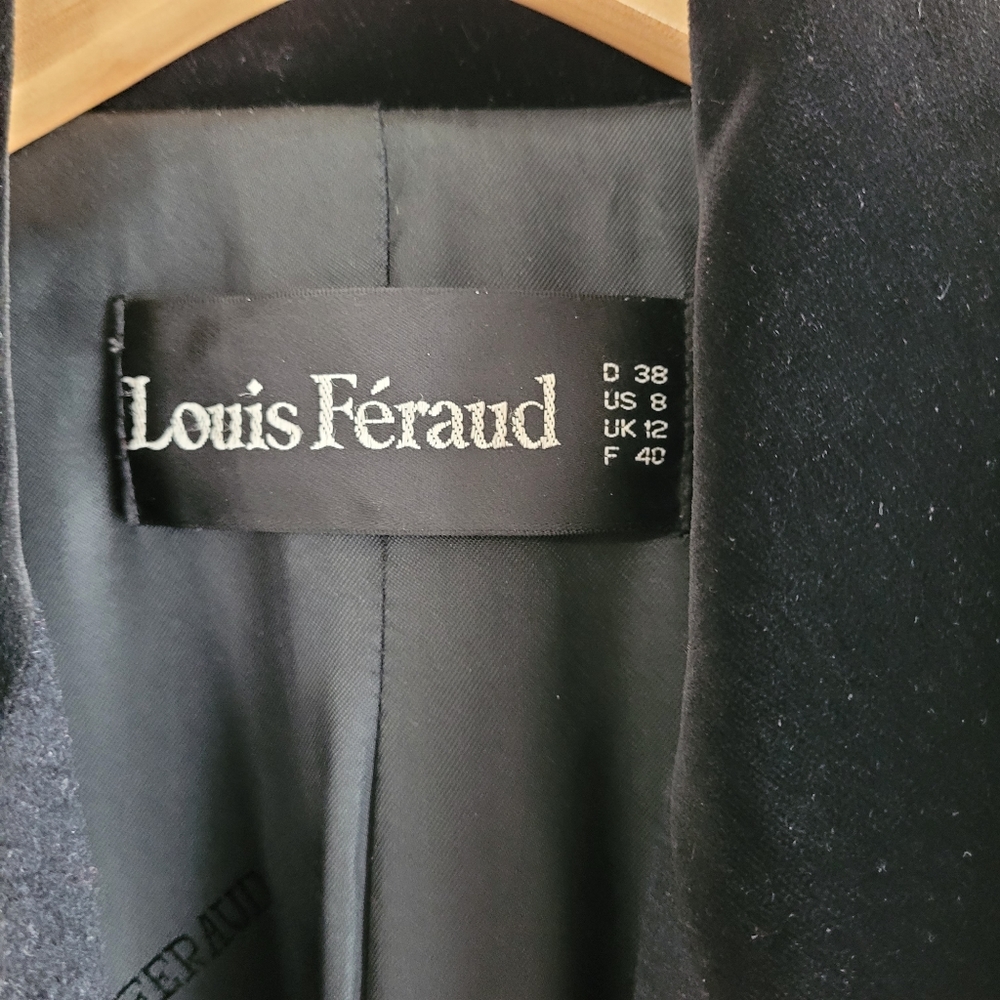 Louis Feraud Double Breasted Wool Coat - Picture 6 of 12